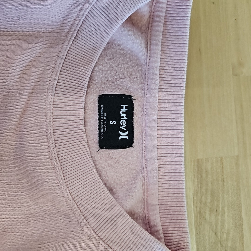Hurley Size S Pink Sweatshirt