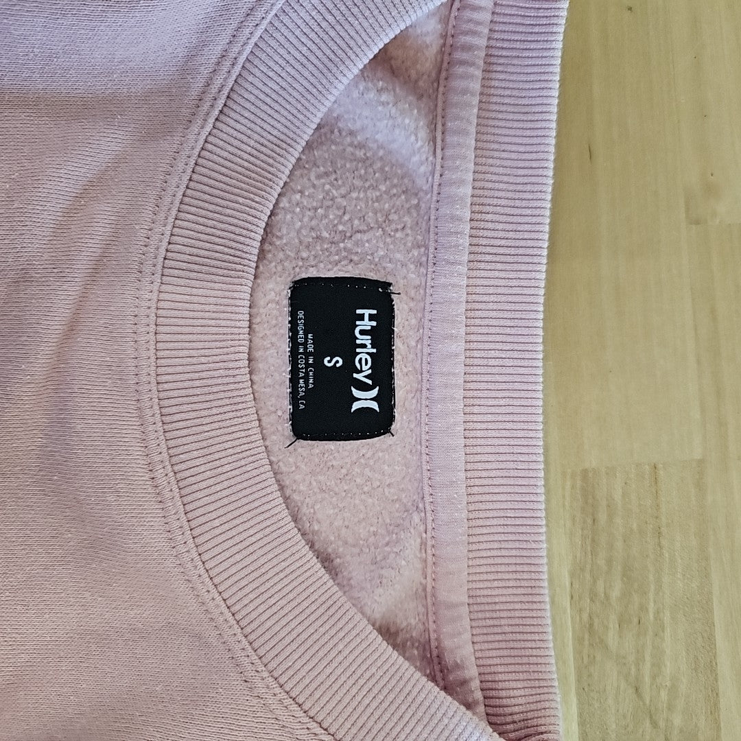 Hurley Size S Pink Sweatshirt