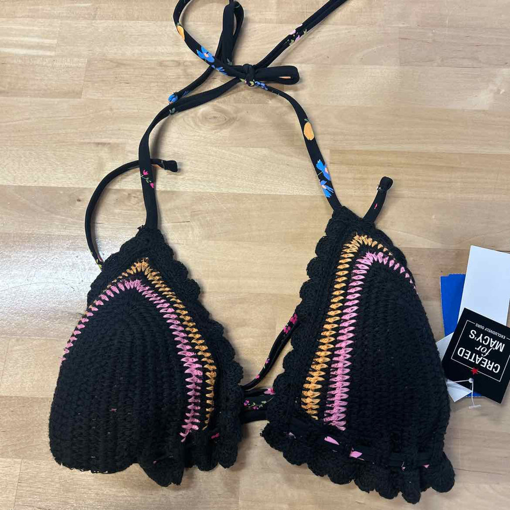 Salt + Cove Size XL Crochet Halter Triangle Bikini