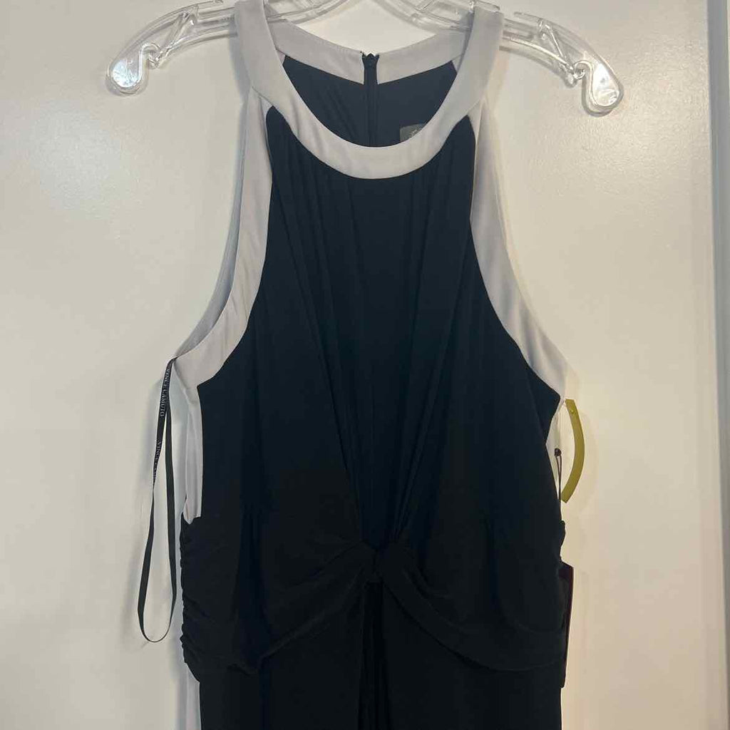 Vince Camuto Size XL Black White New Jumper
