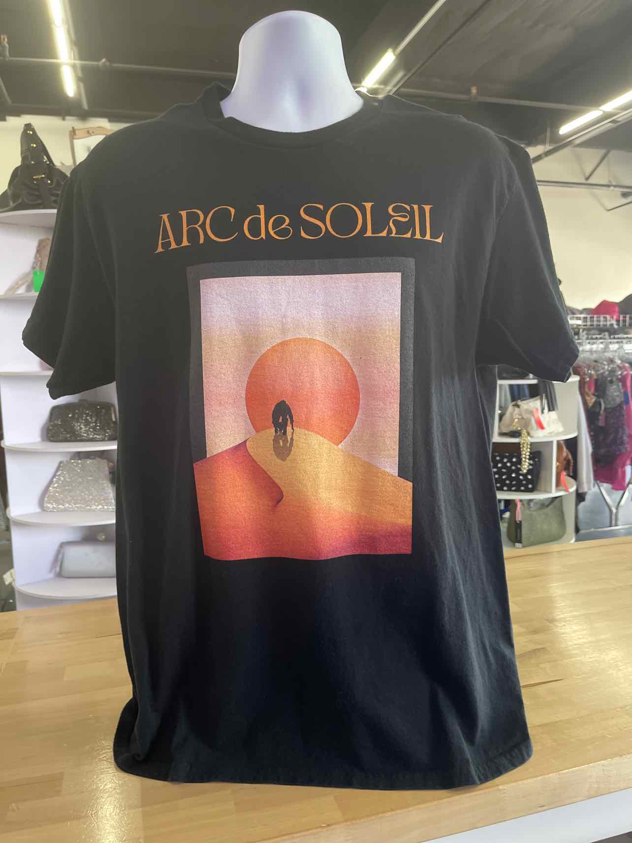 Gildan Size L Black Preloved MENS T-shirt