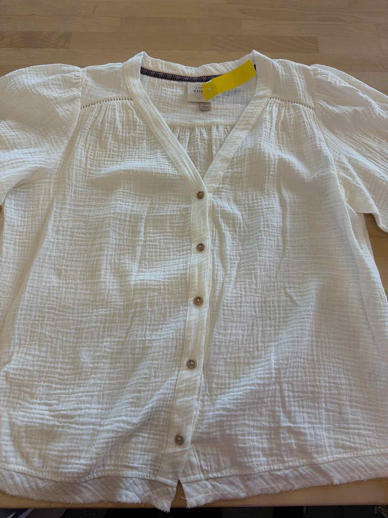 Knox Rose Size S White Blouse