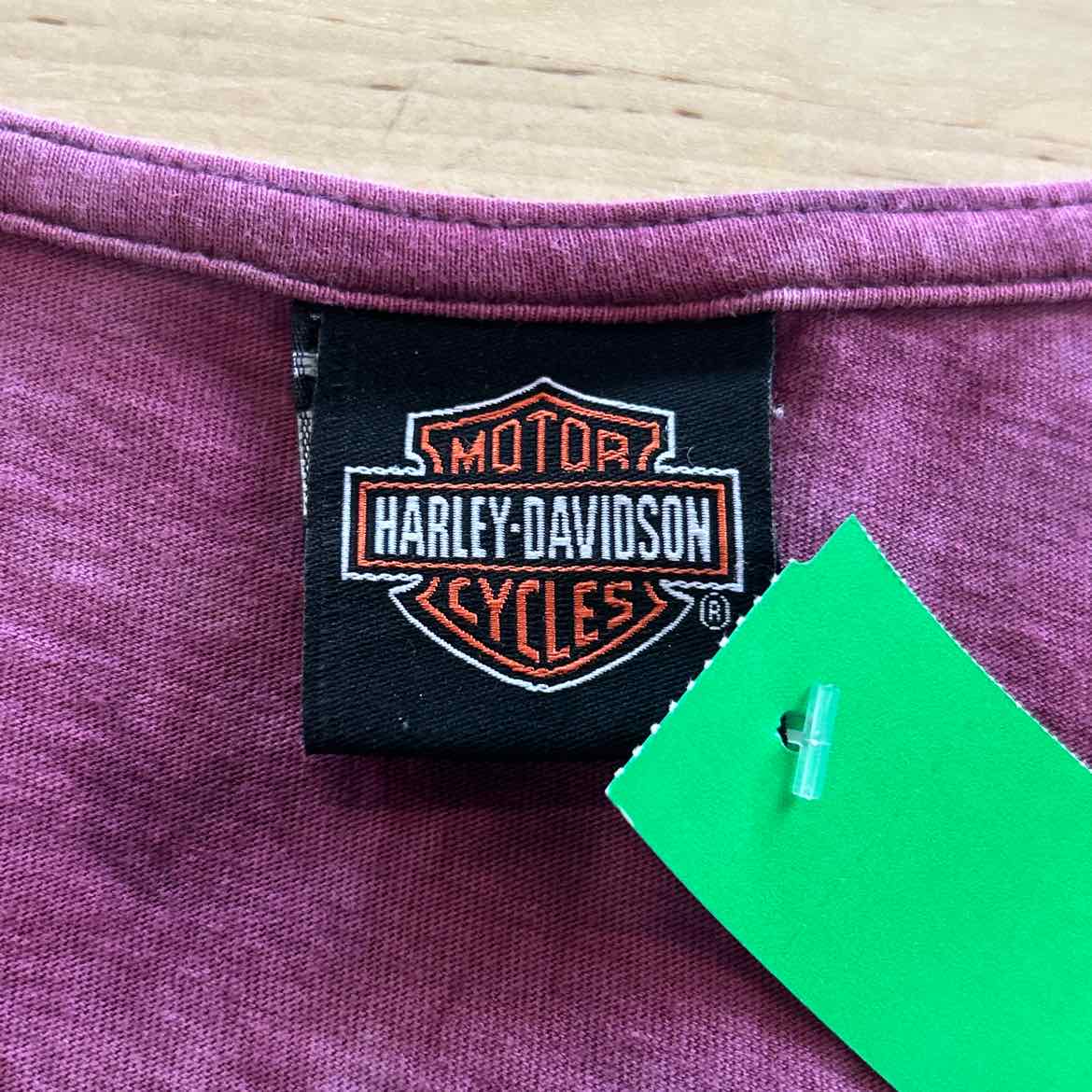 Harley Davidson Size 2XL Purple Rhinestone Cotton Preloved Longsleeve