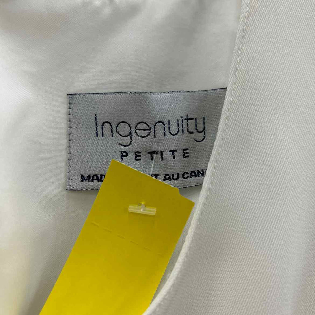 Ingenuity Size 8P White Dress