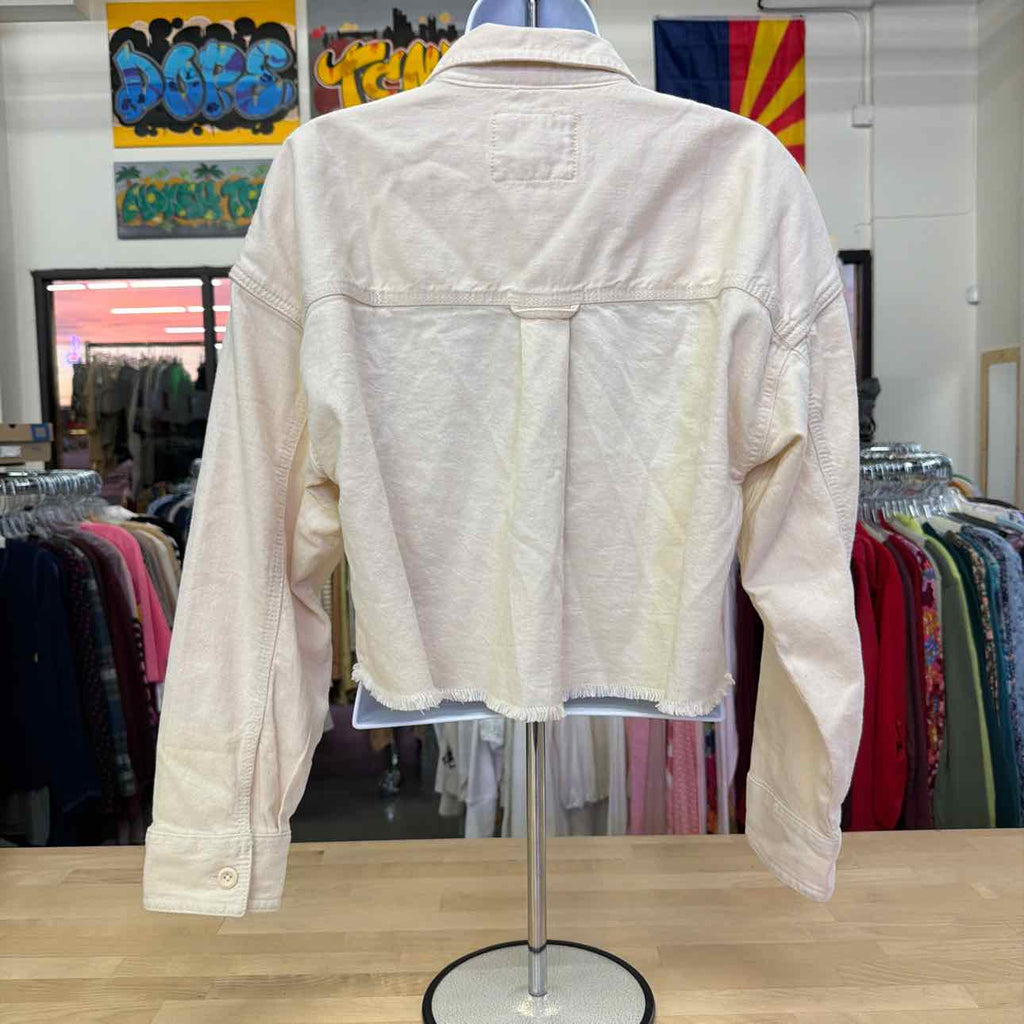 American Eagle Size XS Tan Denim Preloved Jacket