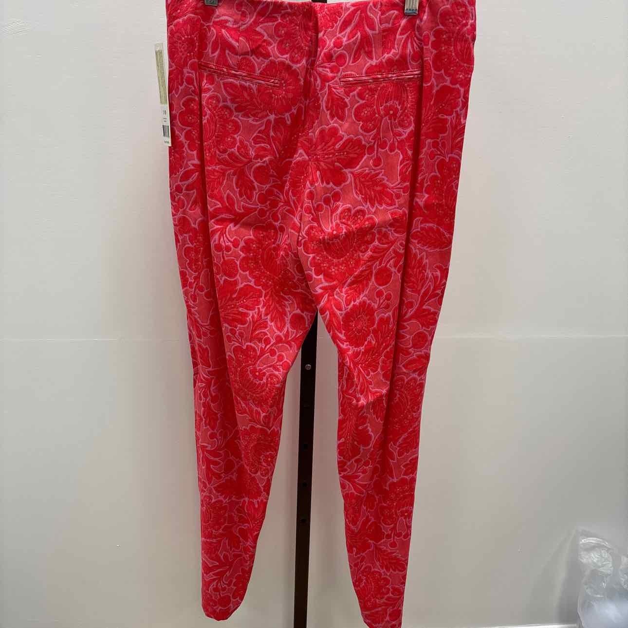 Sigrid Olsen Size 10 red/pink New Pants
