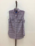 Talbots Size S Purple Print Preloved Sleeveless
