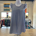 Loft Size S Blue White Preloved Sleeveless