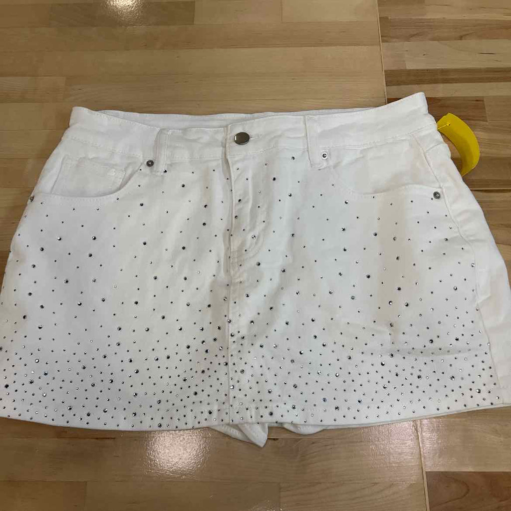 Guanny Women Size XL White Preloved Skorts