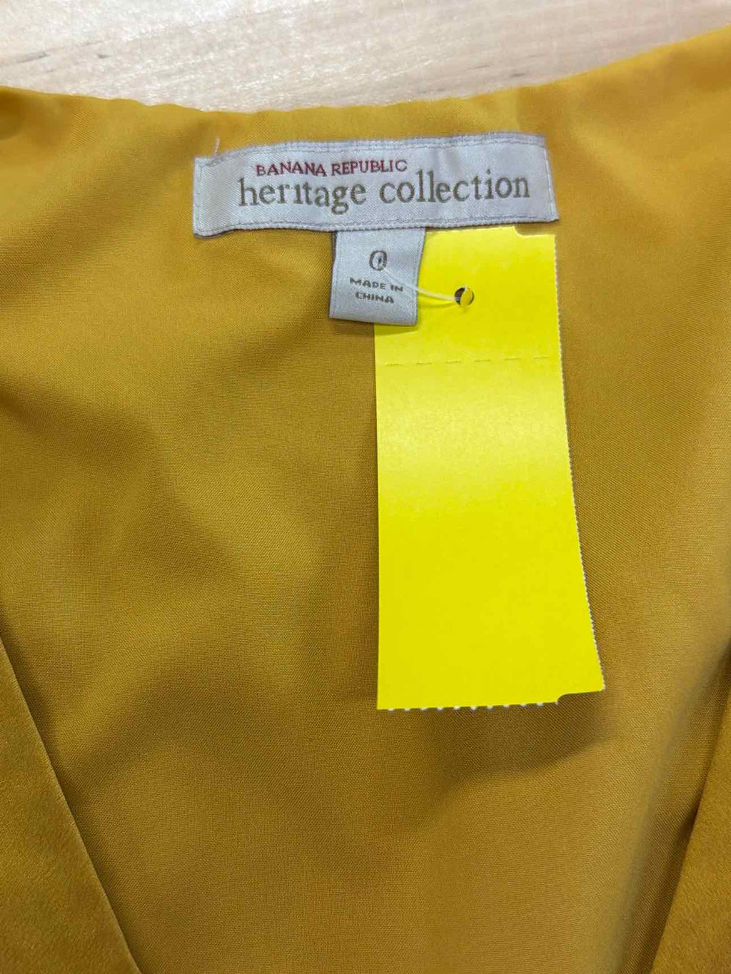 Banana Republic Size 0 Yellow Tank