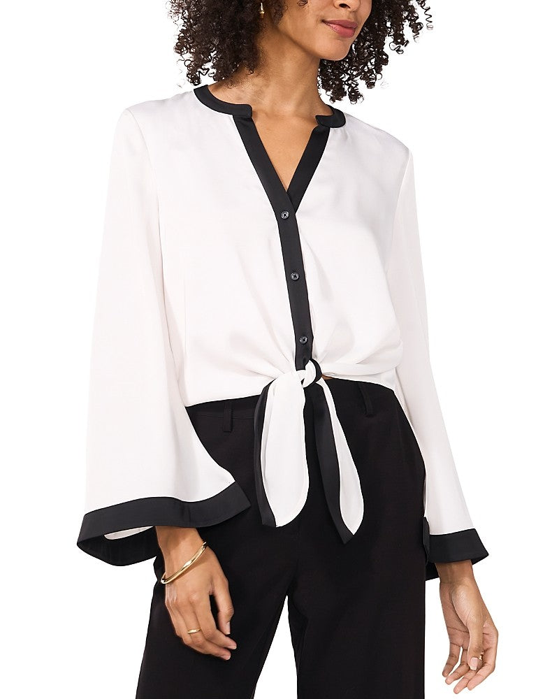 Vince Camuto Size XS White New Blouse SS
