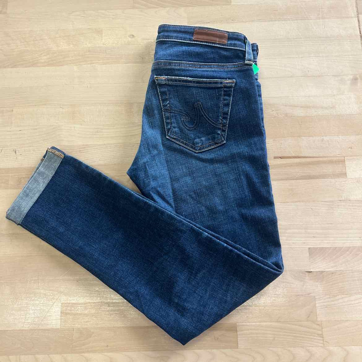 Adriano Goldschmied The Stilt Roll-Up  Size 25 Blue Denim Preloved Jeans