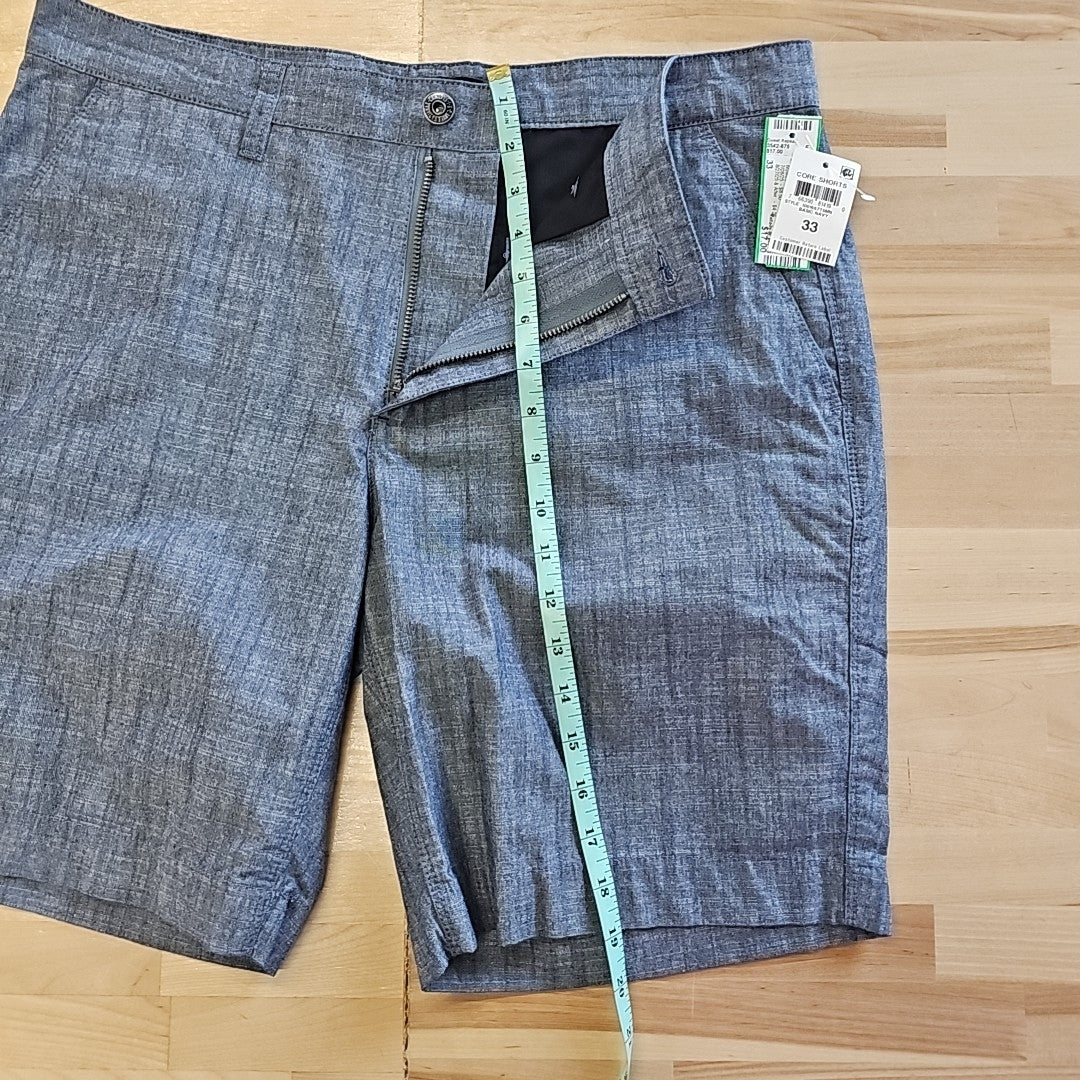 INC MENS Size 33 International Concepts Classic-Fit  8.5" Chambray Shorts