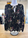Lucky Brand Size XS Black Sweatshirt