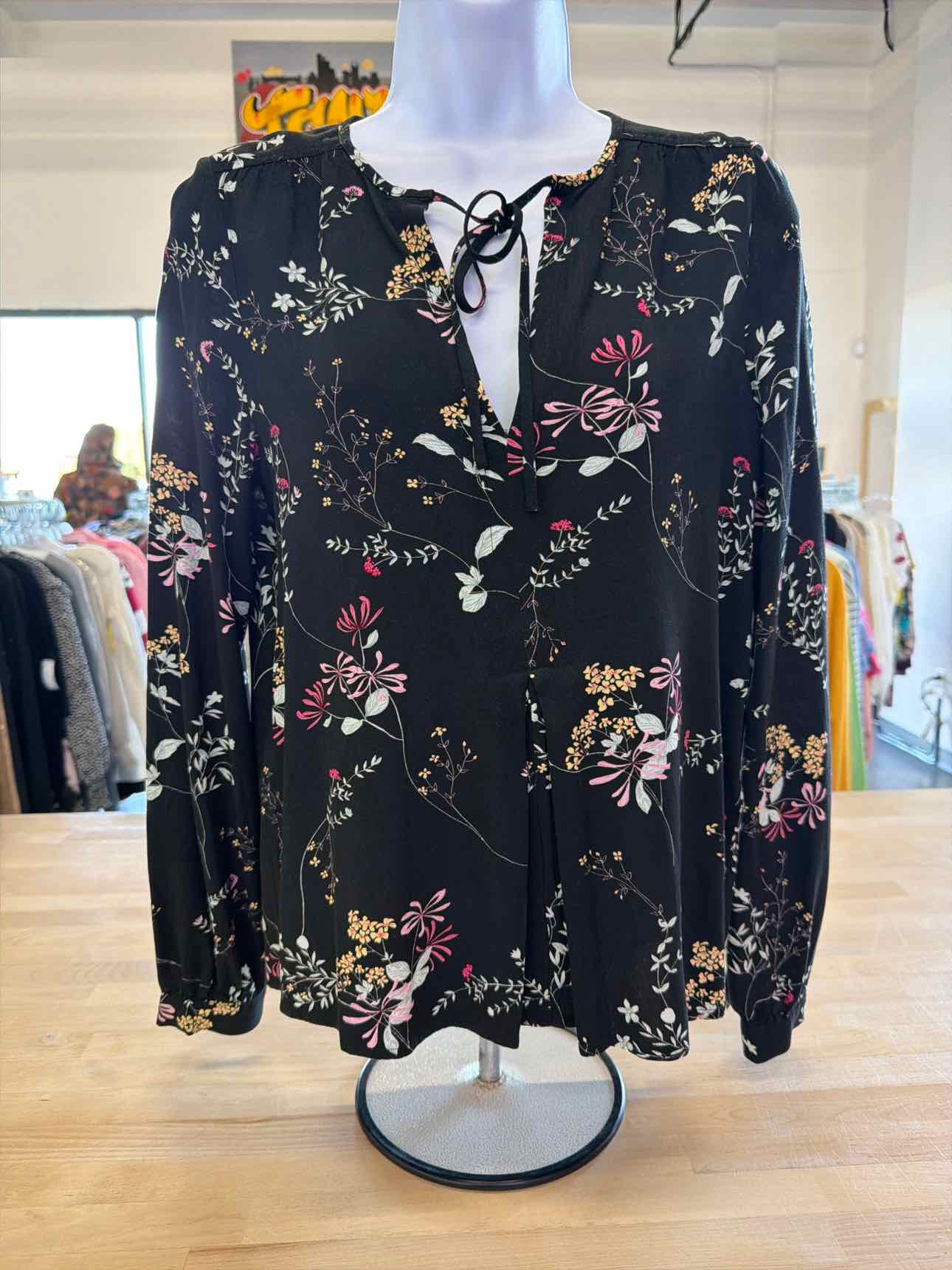 Lucky Brand Size XS Black Sweatshirt