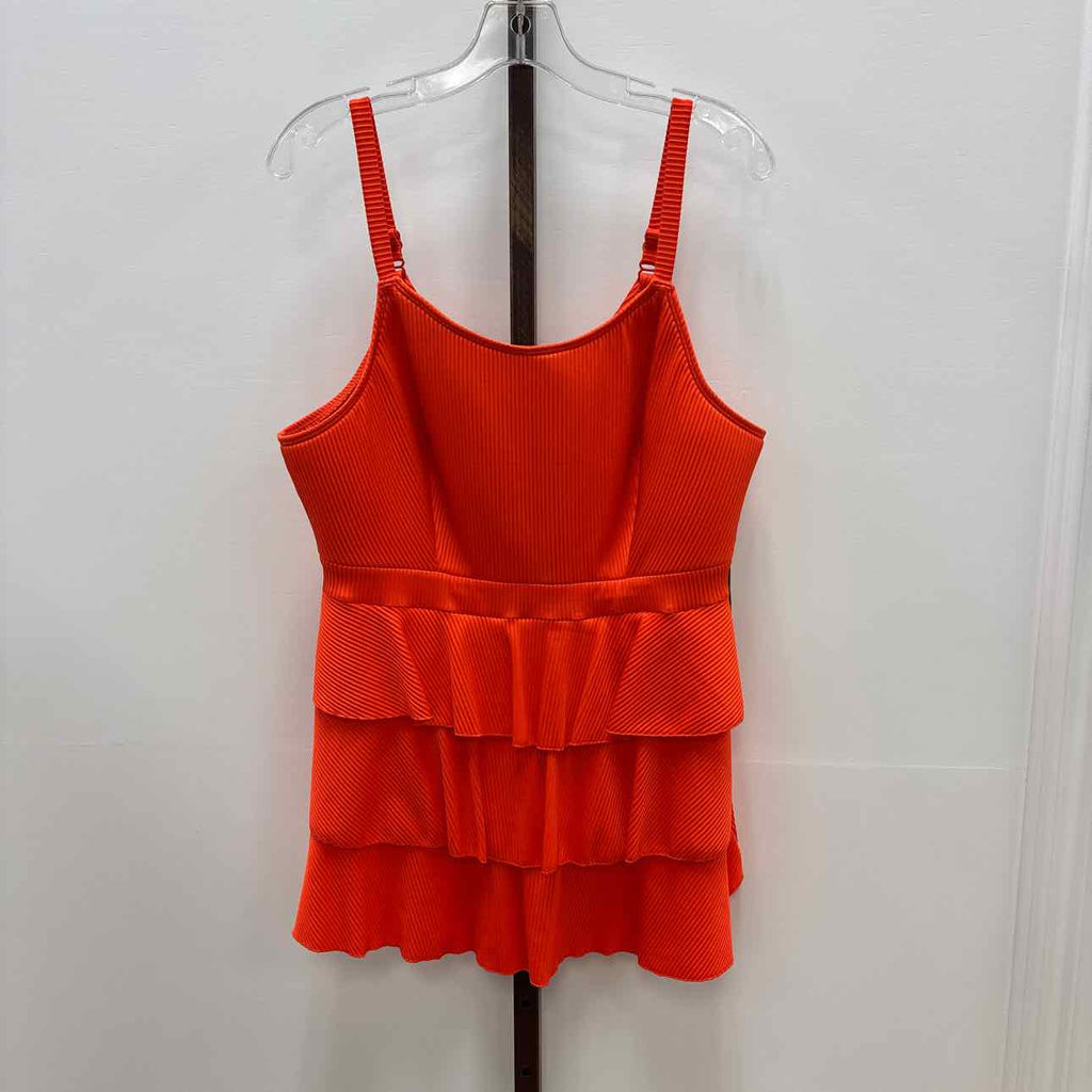 Cacique Size 20 Orange Swimsuit Bottom/Top