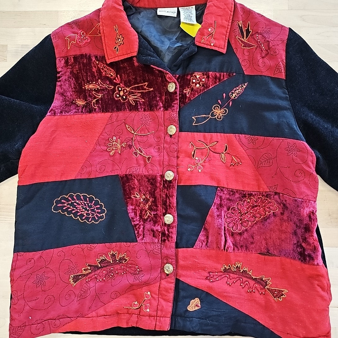 White Stag Size XL Red & black Jacket