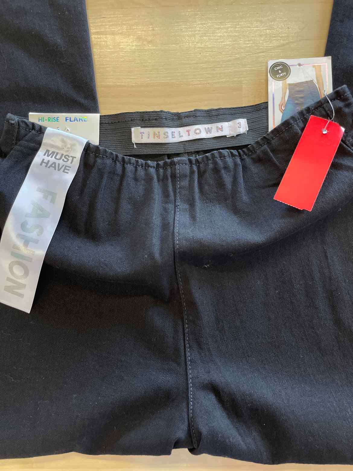 TINSELTOWN Size 3 Black Pants