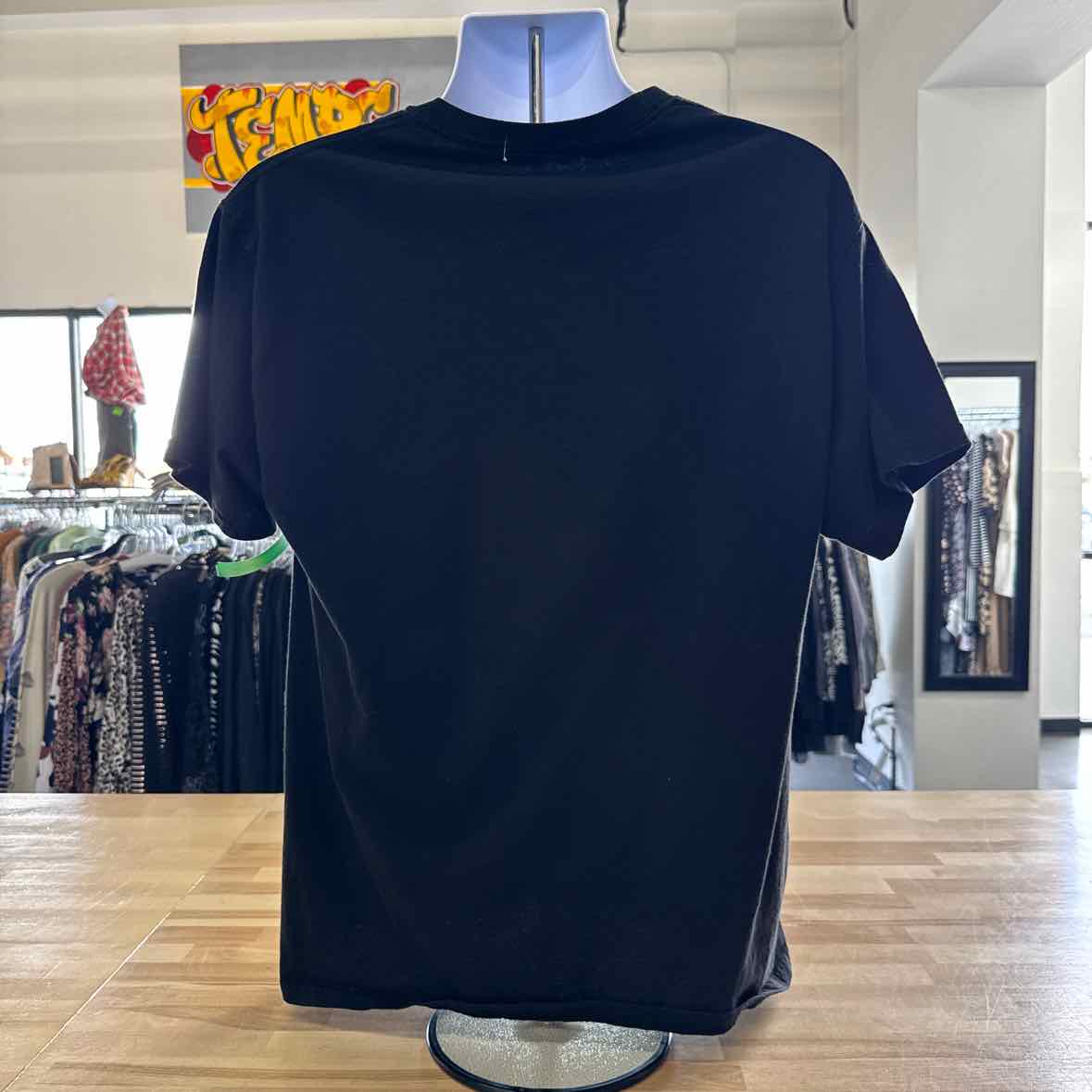 Hanes Men's Size L Black MENS T-shirt