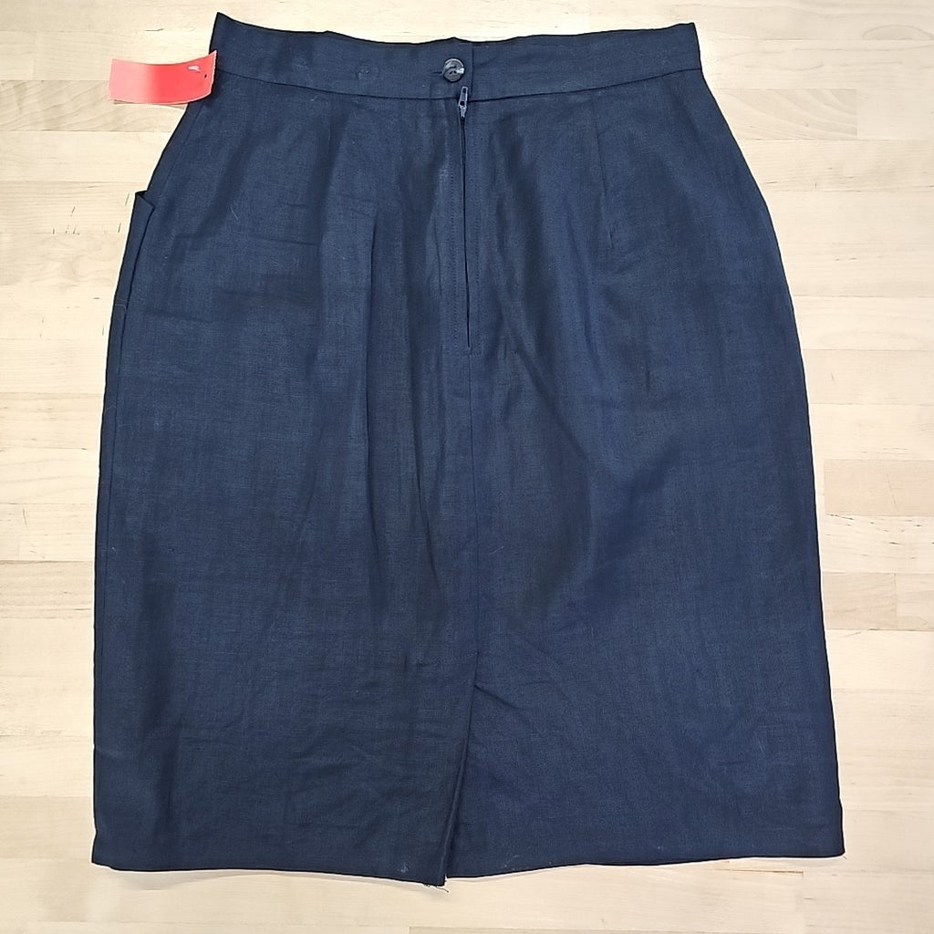 Jones New York Size 8 Blue Preloved Skirt