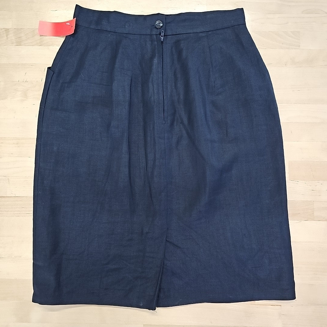 Jones New York Size 8 Blue Preloved Skirt