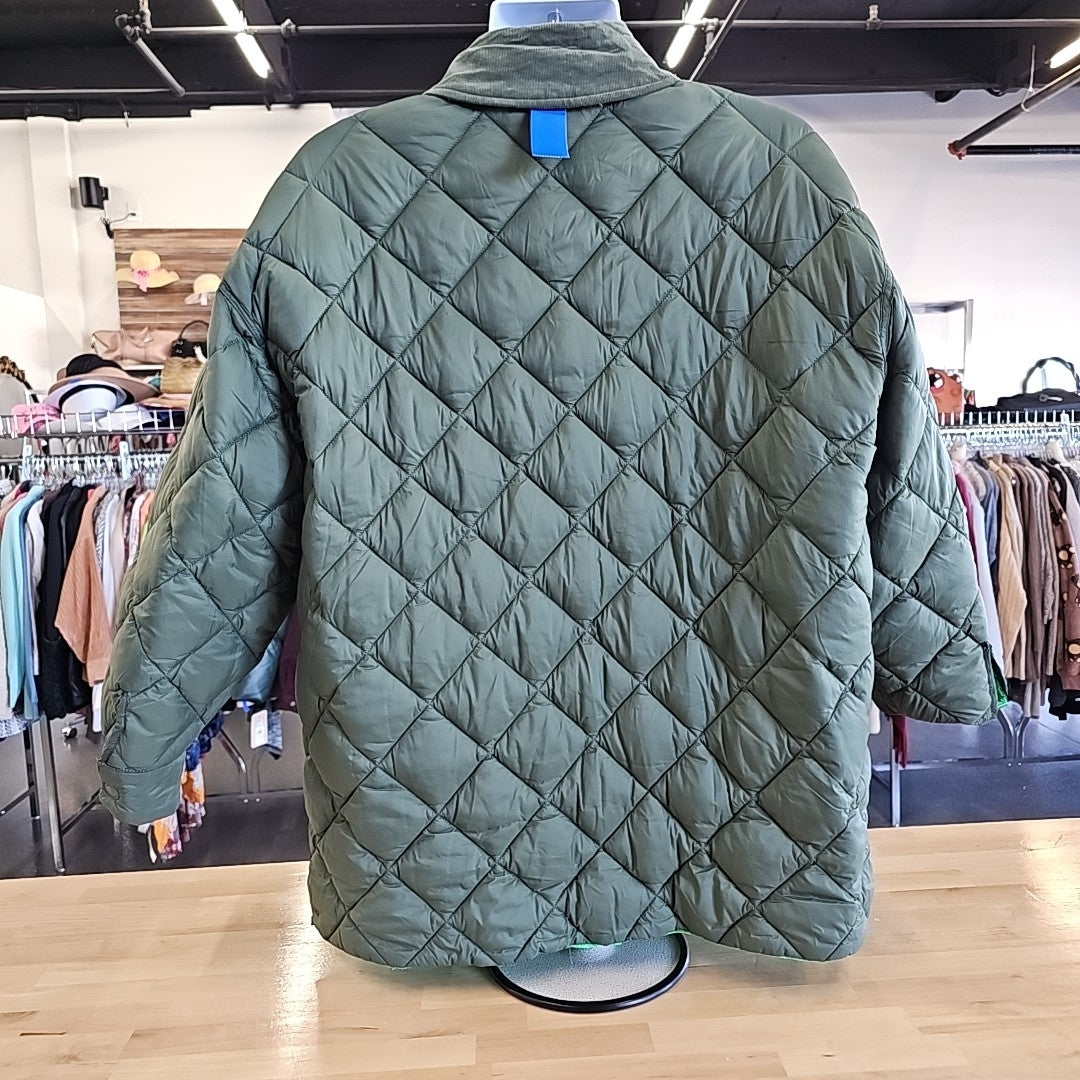 Calvin Klein Size L Green New Jacket