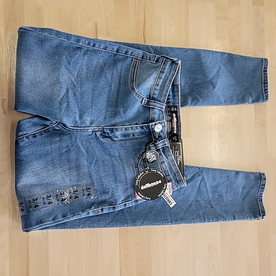 dollhouse Size 3/4 Blue Jeans