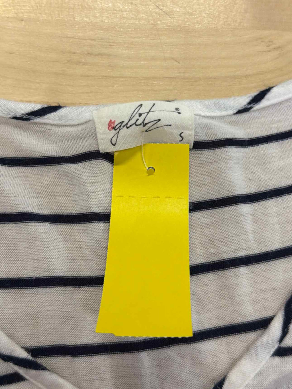 Glitz Size S White Long Sleeve