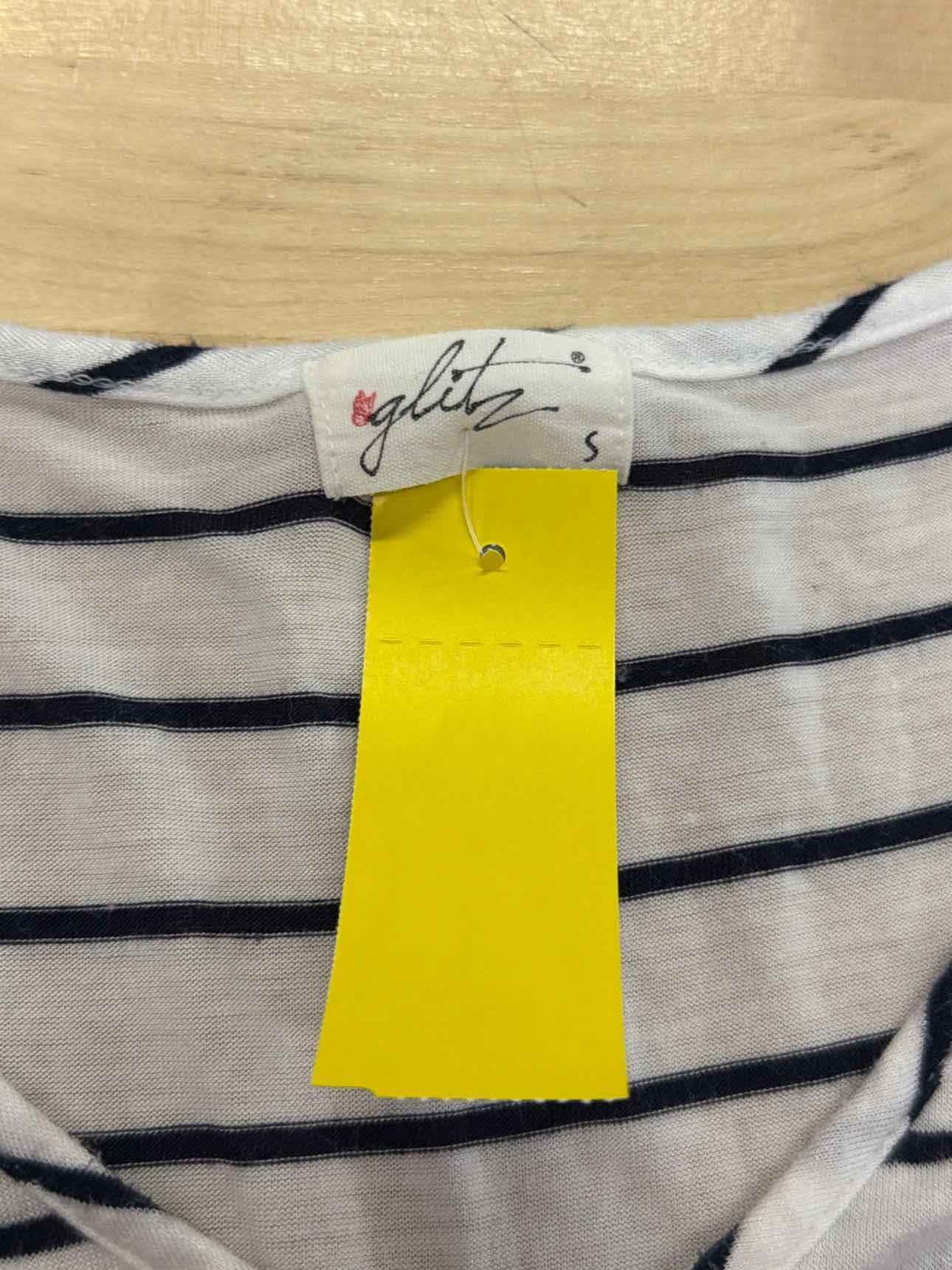 Glitz Size S White Long Sleeve