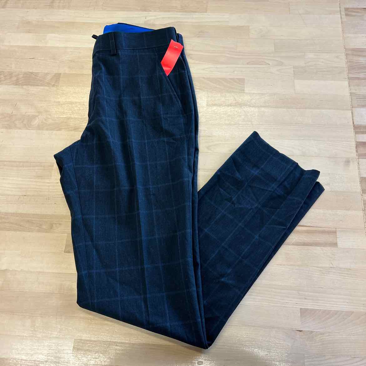 Kenneth Cole Reaction Men's Techni-Cole Slim-Fit Stretch Suit Pants - Dark Blue
