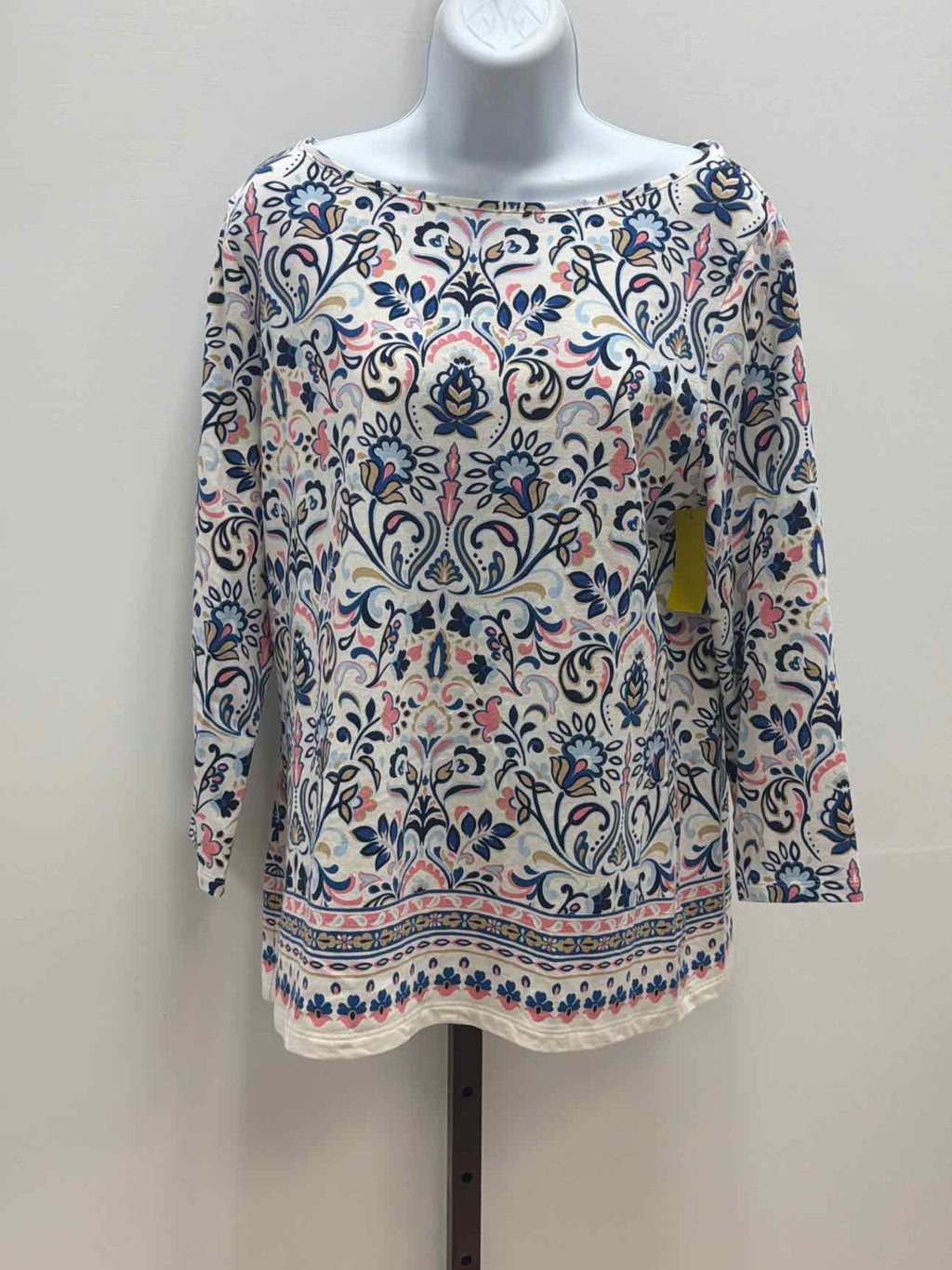 Talbots Size L White Preloved T-Shirt SS