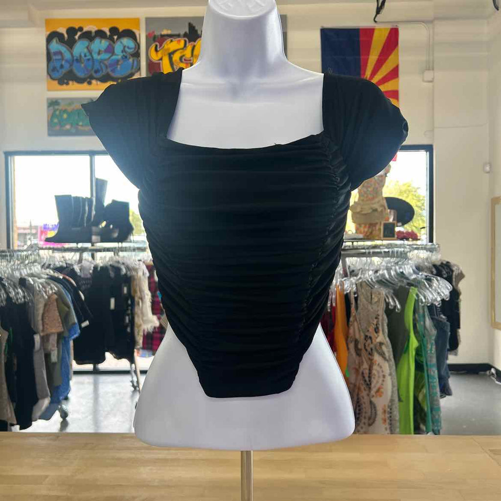 Forever 21 Size S Black Preloved Blouse SS