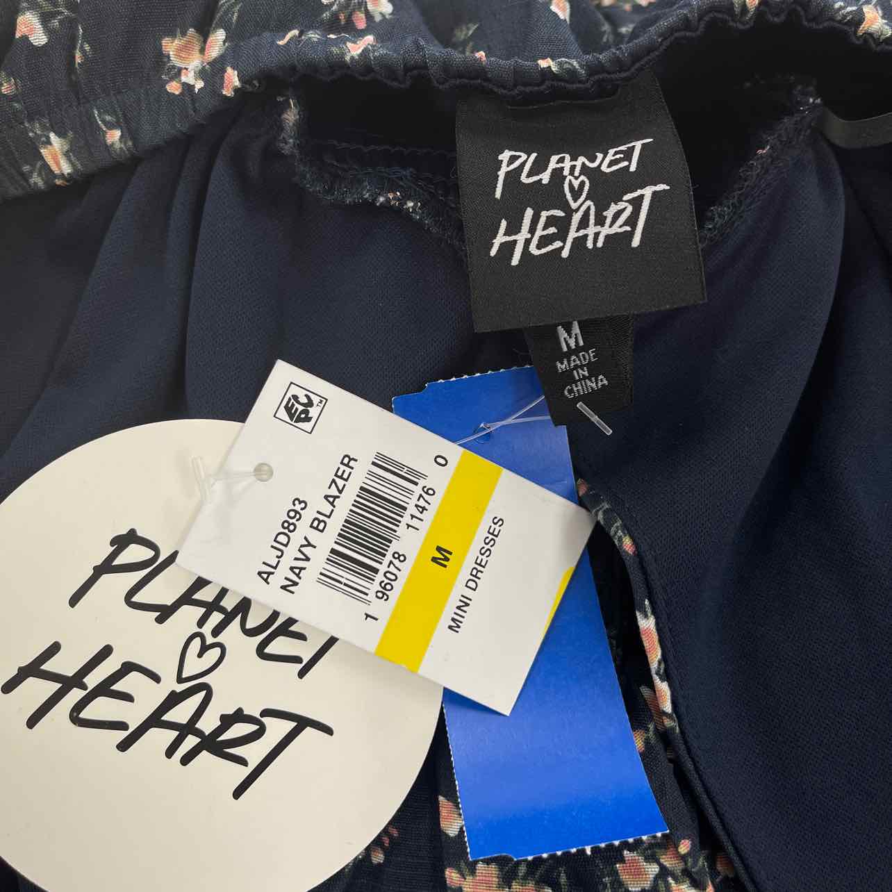 Planet Heart Size M Blue New Dress
