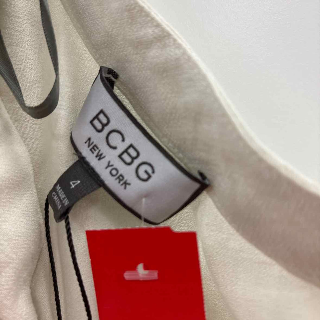 BCBG Size 4 White Preloved Dress