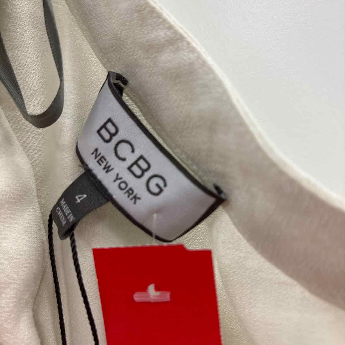 BCBG Size 4 White Preloved Dress