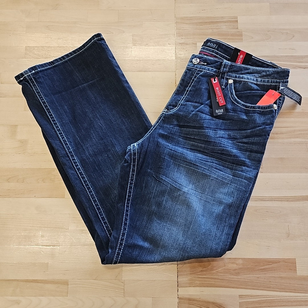 a.n.a Size 16W Blue Denim New Jeans