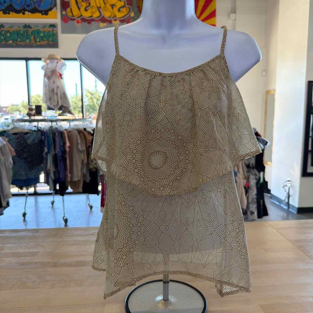 Kirra Size XS Cream Lace Preloved Tank