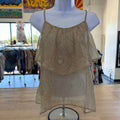 Kirra Size XS Cream Lace Preloved Tank