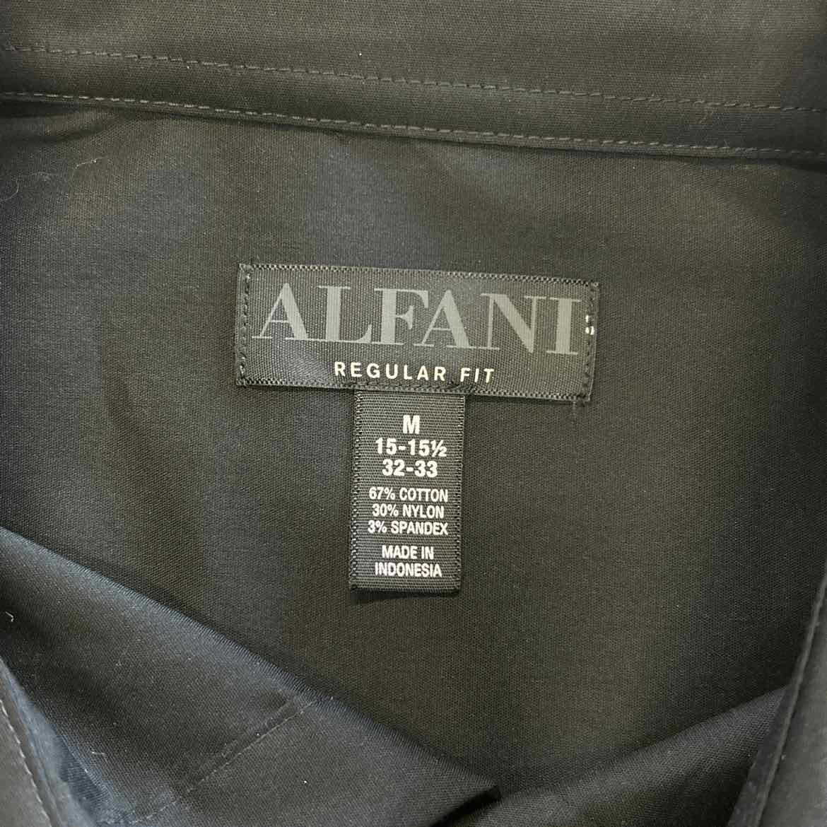 Alfani Mens Classic Button Down Dress Shirt