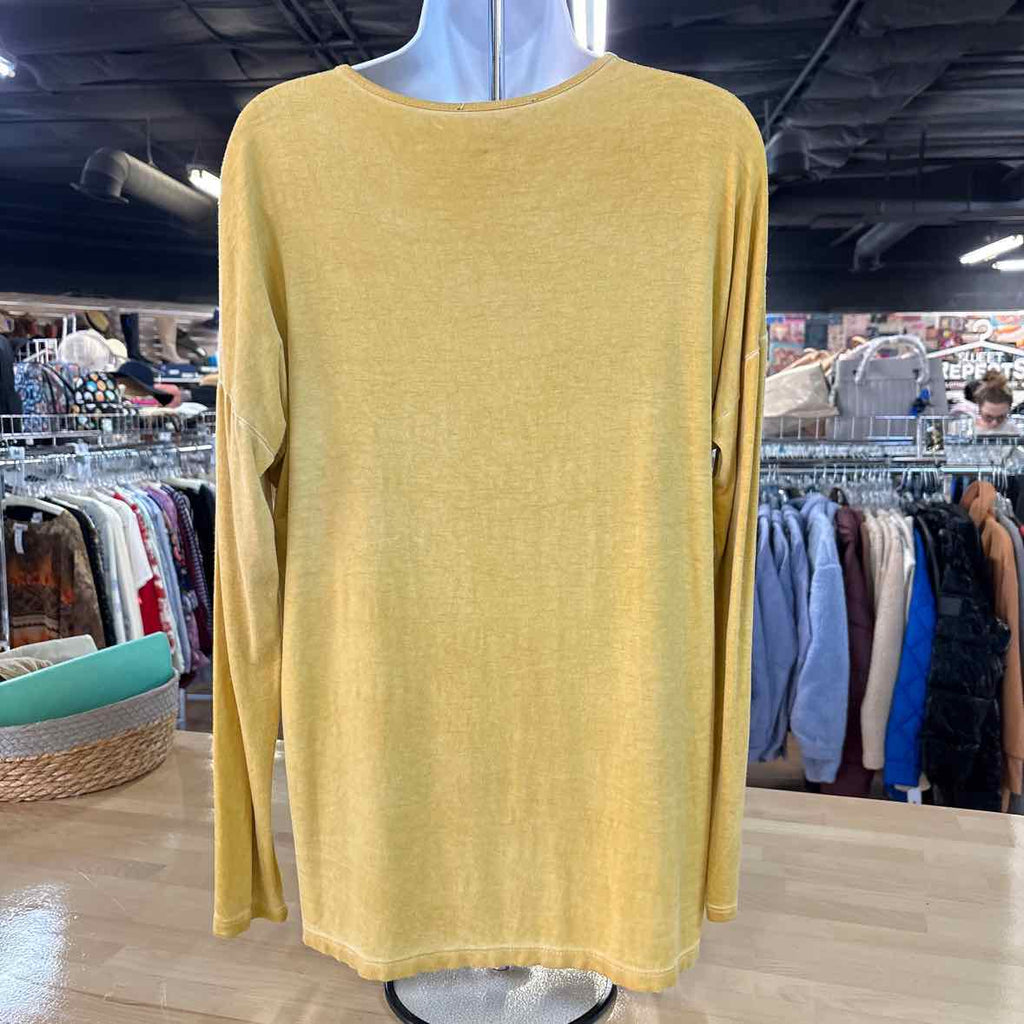 charlie b. Size M Yellow Preloved Knit Top