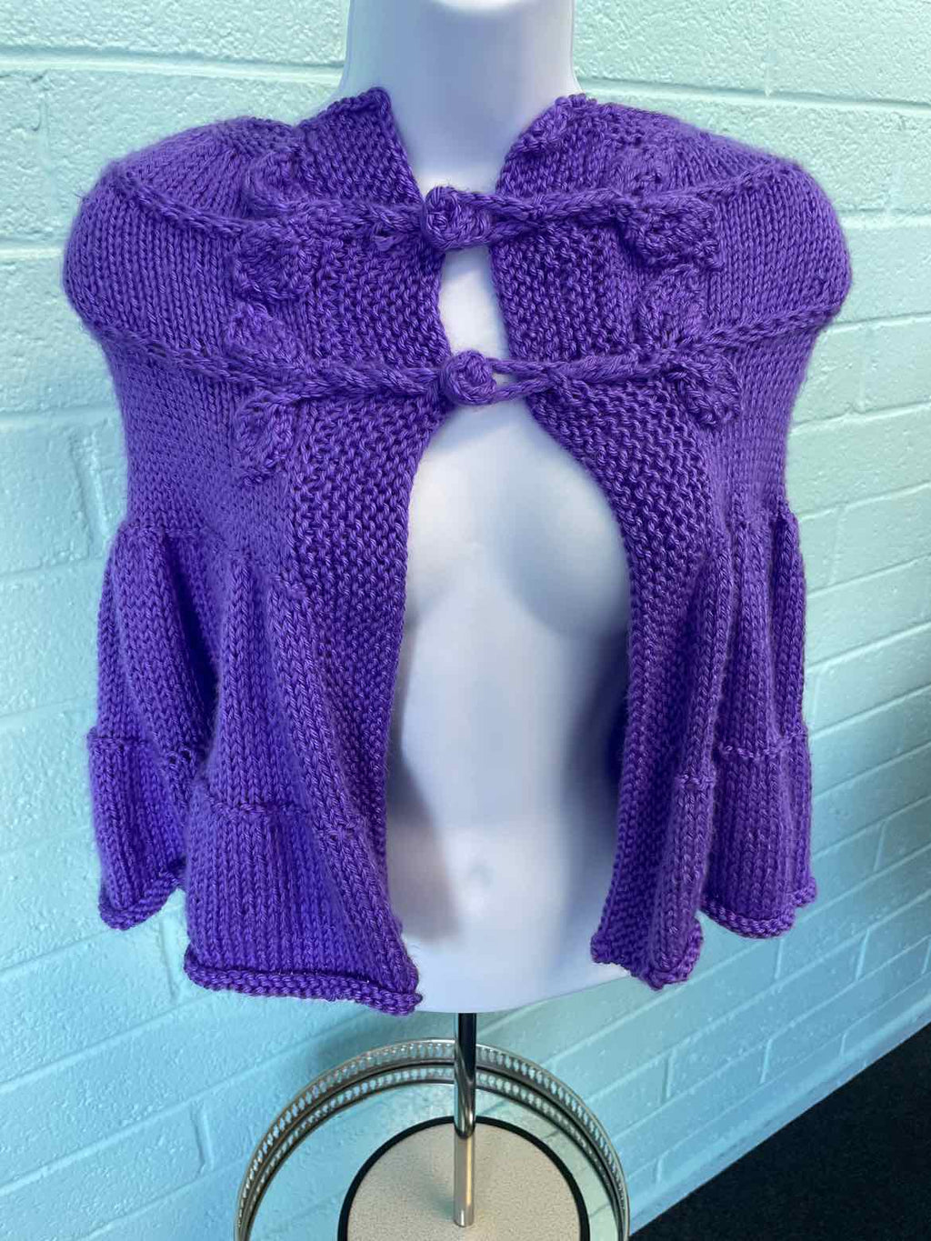 Betty Harmuth Purple Sweater