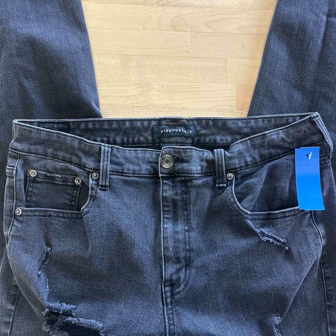 Aeropostale Size 16 Black Preloved Jeans