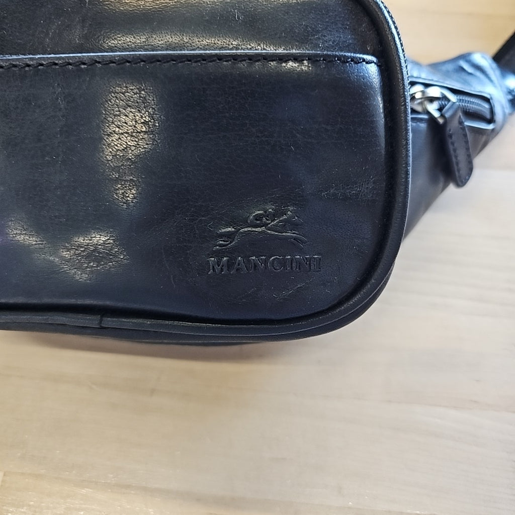 Mancini Black Fanny Pack