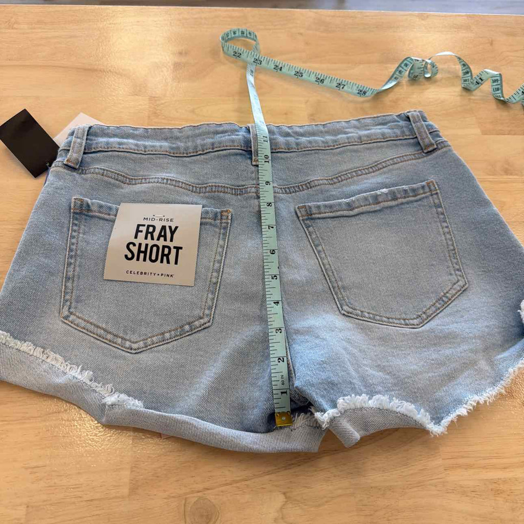 Celebrity pink Women Size 7 Blue New Shorts