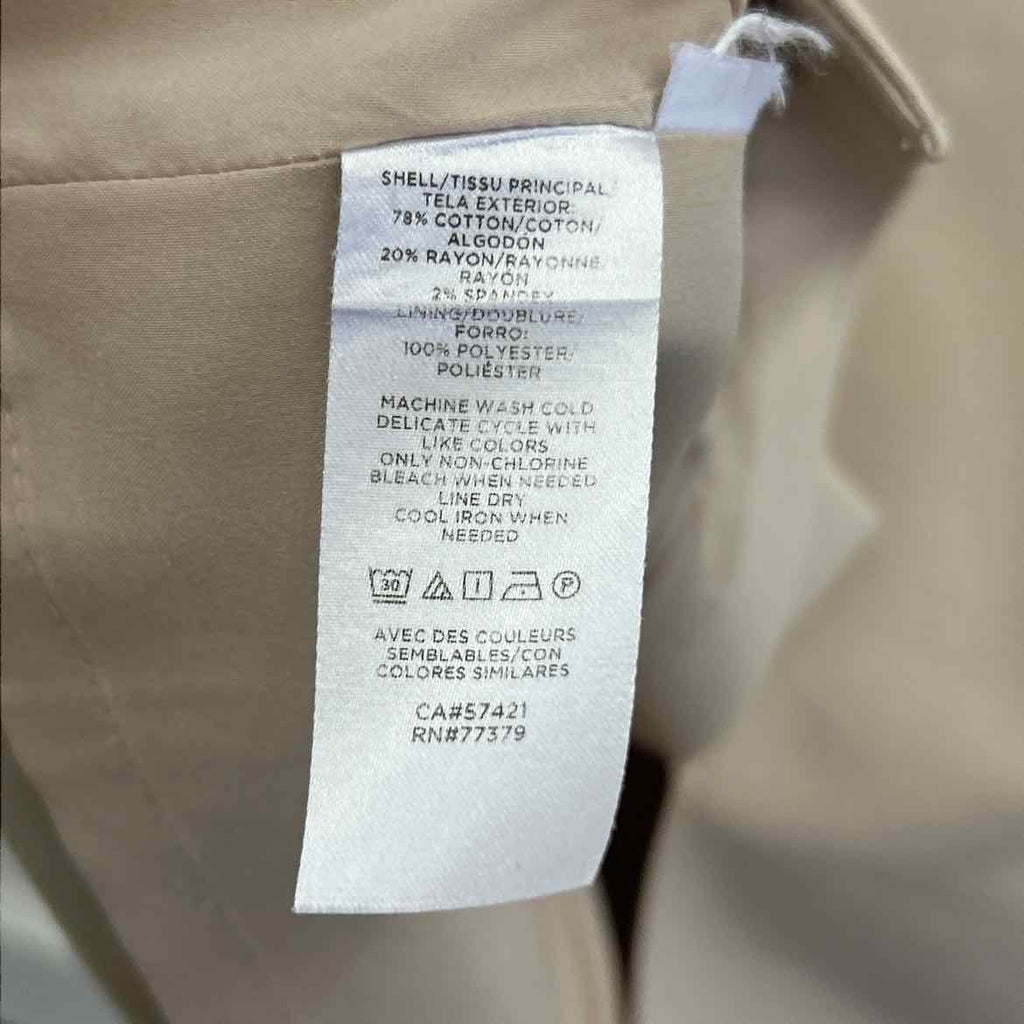 Ann Taylor Size 2 Tan Preloved Dress