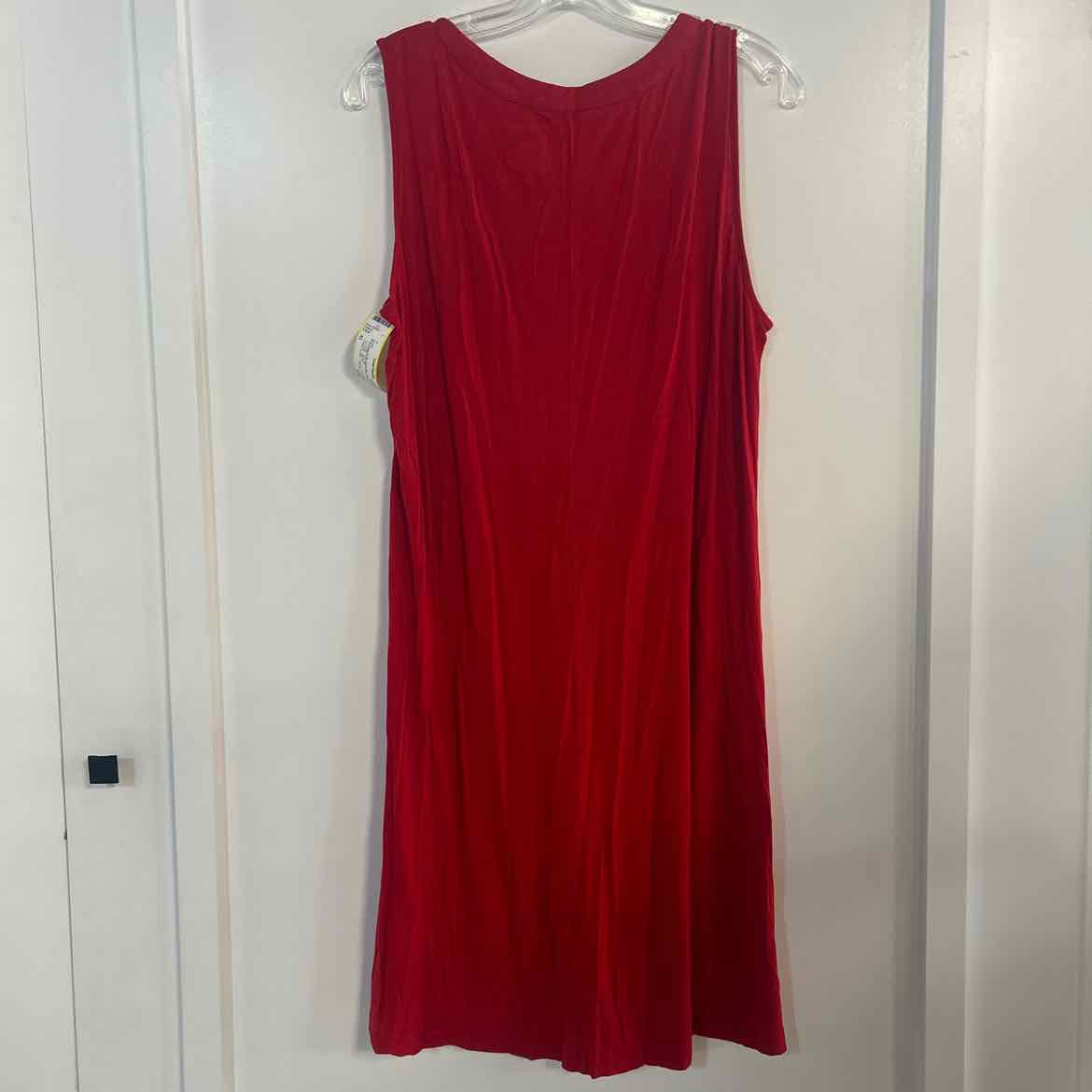 St John's Bay Size XL Red Preloved Dress