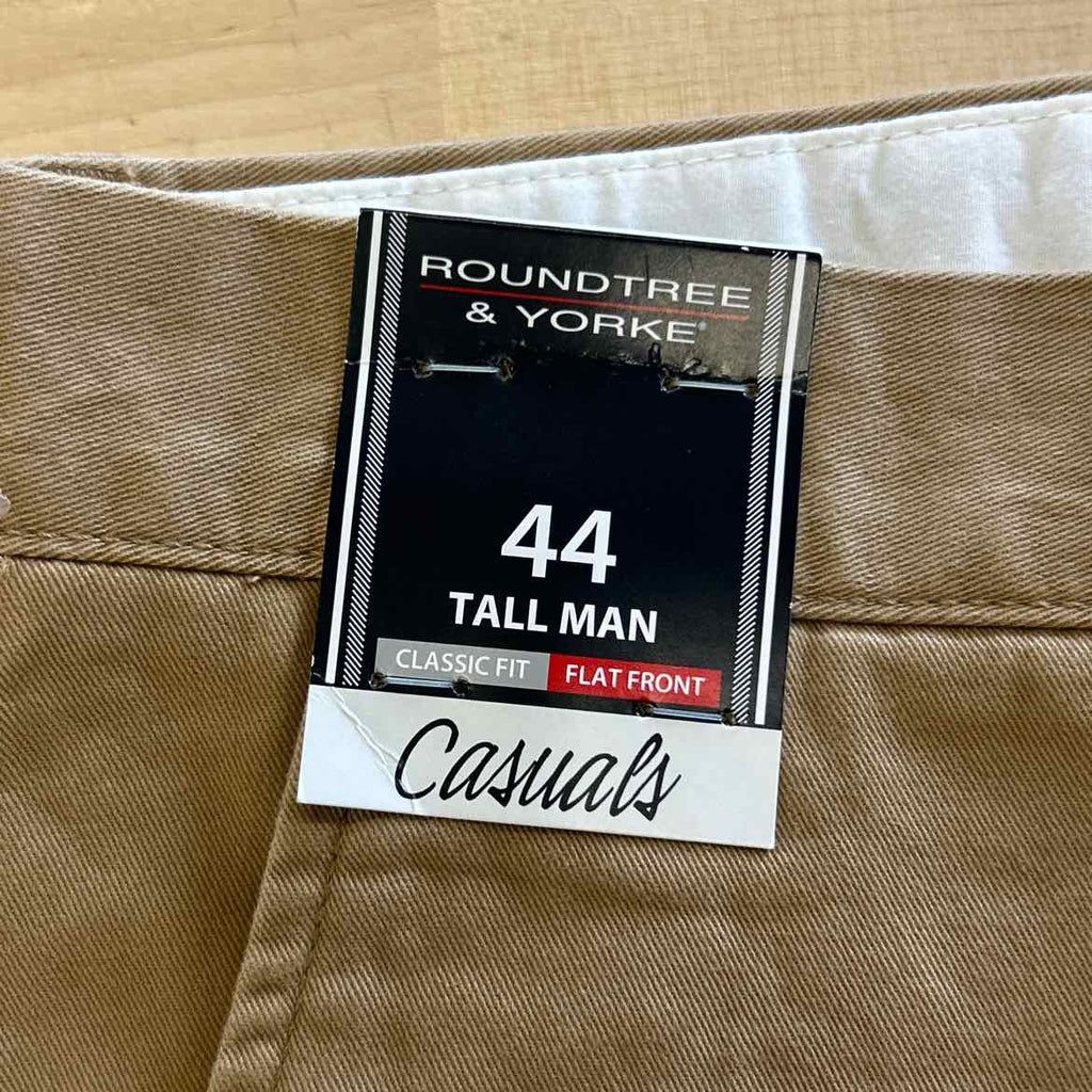 Roundtree & York Men's Size 44 Tan MENS Shorts