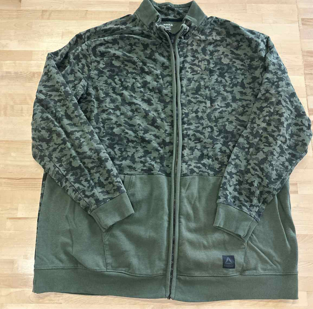 Reebok Size 3XLT Green Sweater