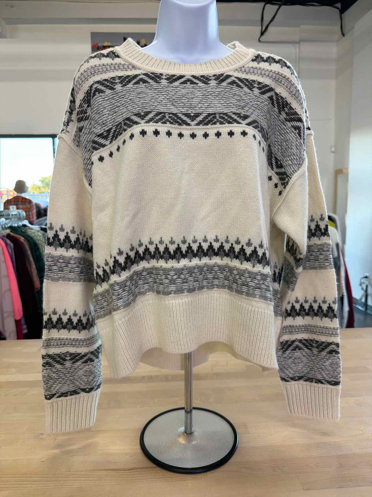 Lucky Brand Size S White Sweater