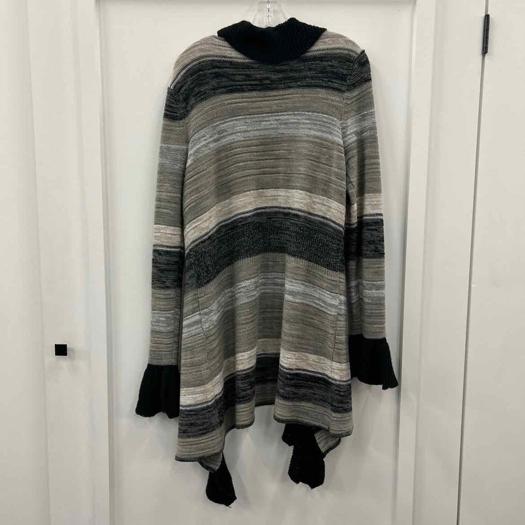 Carolyn Taylor Size L Gray Duster